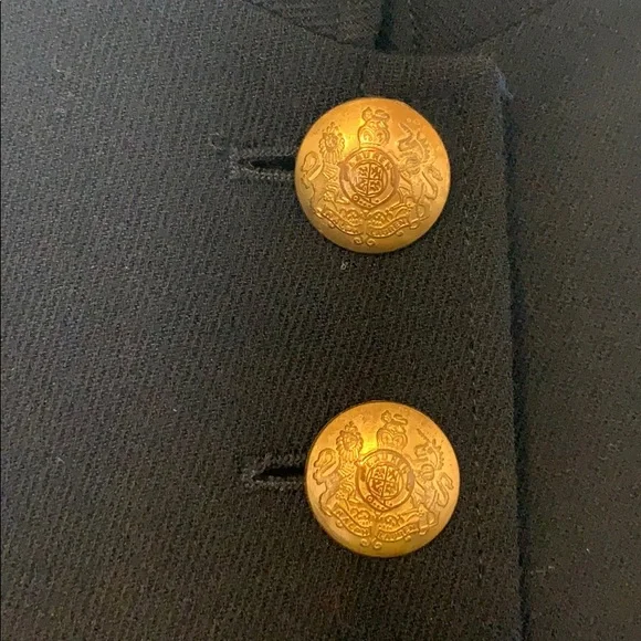 Lauren Ralph Lauren navy blue pea coat. - Picture 3 of 8